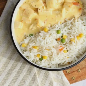 Honey Mustard Chicken with Rice