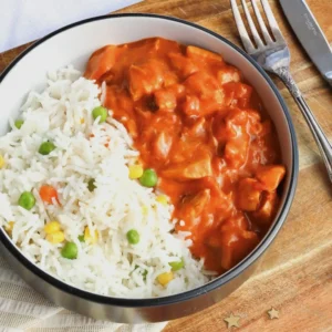 Sweet and Sour Chicken with Rice